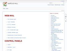 Tablet Screenshot of marcushall.net